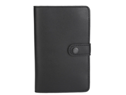 Bolsa Organizadora Para Brocas De Taladro Dremel Con 37 Ranuras, Portátil, Multifuncional, De Cuero Sintético Pu Negro.