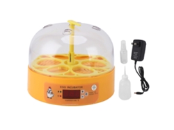 Incubadora inteligente para 6 huevos con control de temperatura y volteo automático para gallinas y patos 110-220v