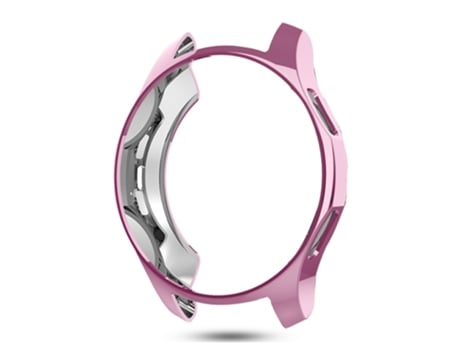 Carcasa de Reloj SLOWMOOSE Samsung Galaxy Watch Gear S3 Frontier Bumper Diamante Suave Chapado Inteligente (Rosa - Engranaje S3)