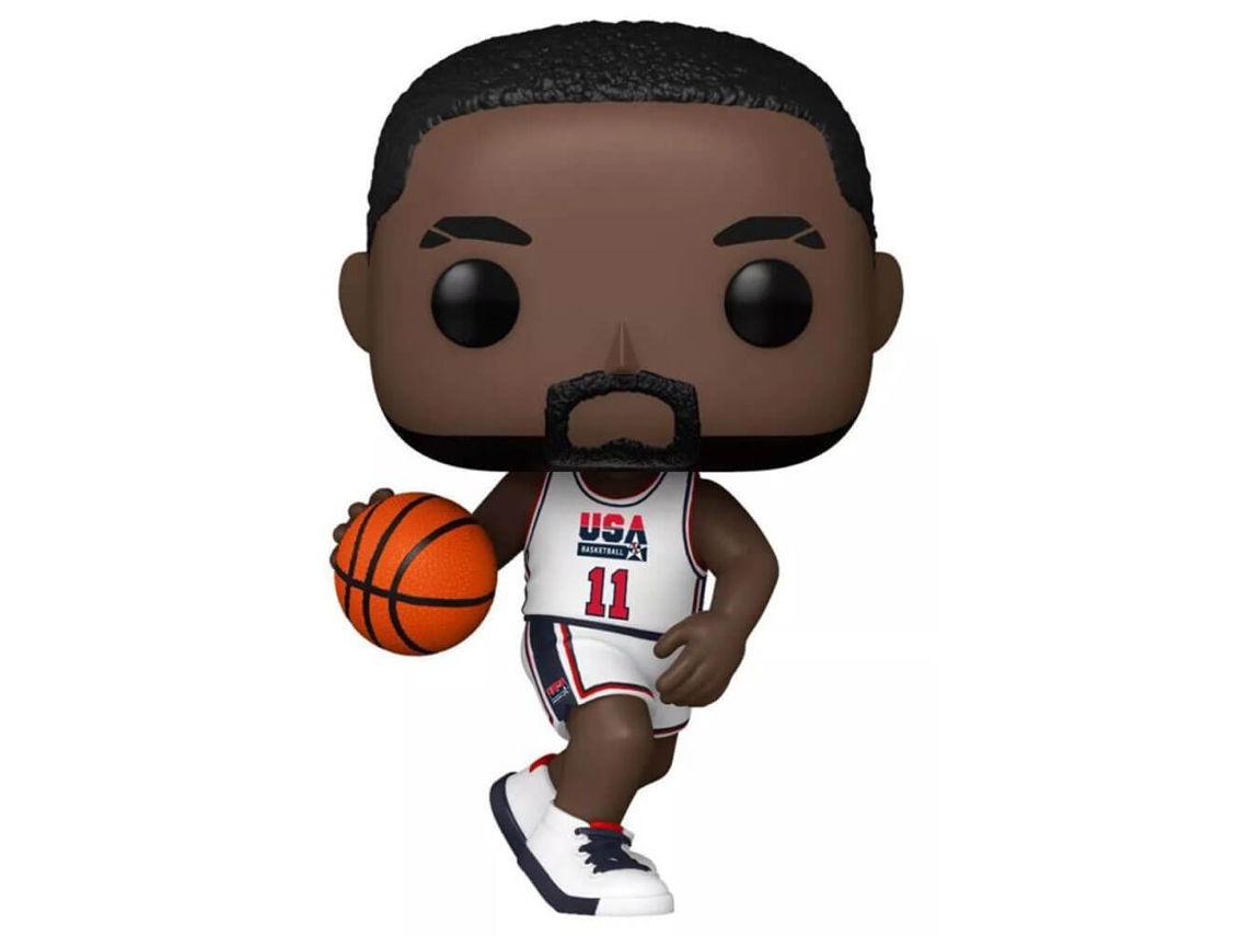 Figura Funko NBA: Leyendas Karl Malone 92 El equipo viste de blanco ¡Exclusivo de EE. UU. Pop! vinilo