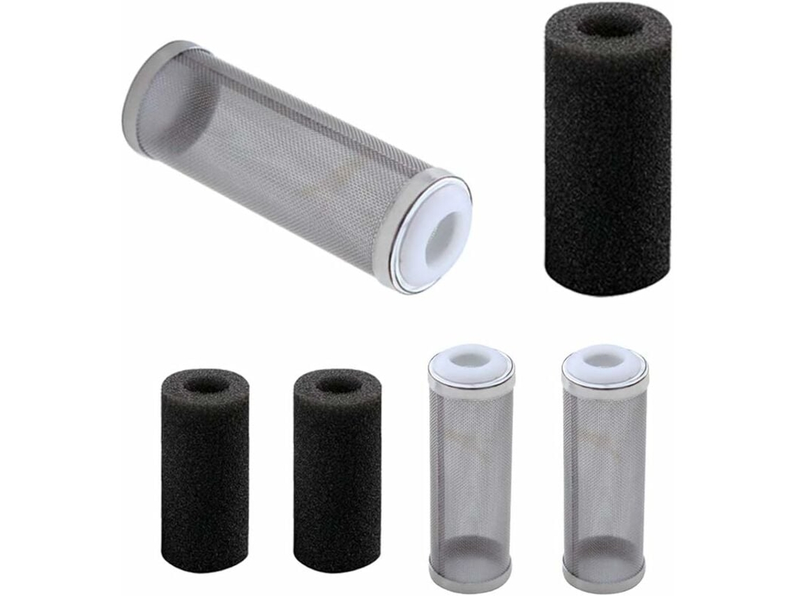 VVJIJILLY Esponja Pré Filtro Para Filtragem De Aquários, Kit De Filtragem De Espuma De Reposição, Fluxo De Água Eficiente, Melhora A Filtragem Biológica Para Aq