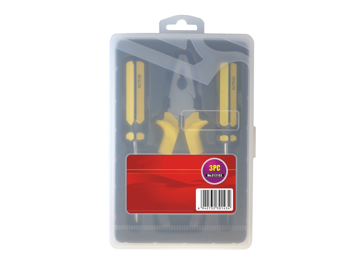 Kit De Herramientas Para El Hogar Con Destornilladores Y Alicates Para Reparaciones Domésticas (013103)