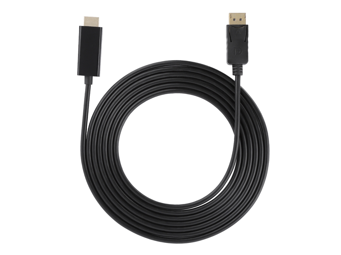 Cable Adaptador Displayport A Hdmi Con Conversión De Audio Y Vídeo Hd, 3 Metros
