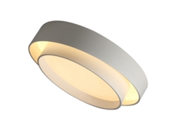 2026-lámpara De Techo Empotrada Redonda Con Doble Anillo, Iluminación Cálida, Apta Para Pasillos, Fixture De Luz Interior Blanca