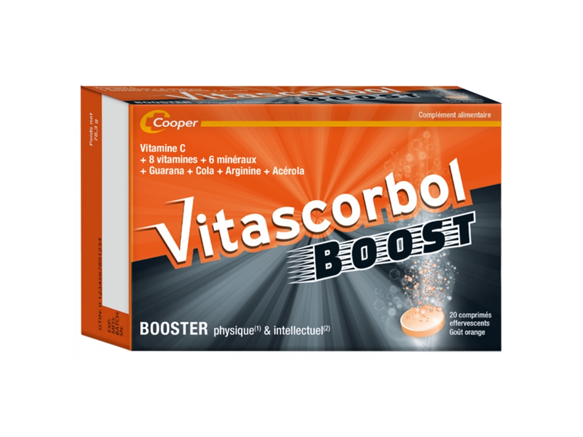 Boost Booster 20 Comprimidos Efervescentes VITASCORBOL
