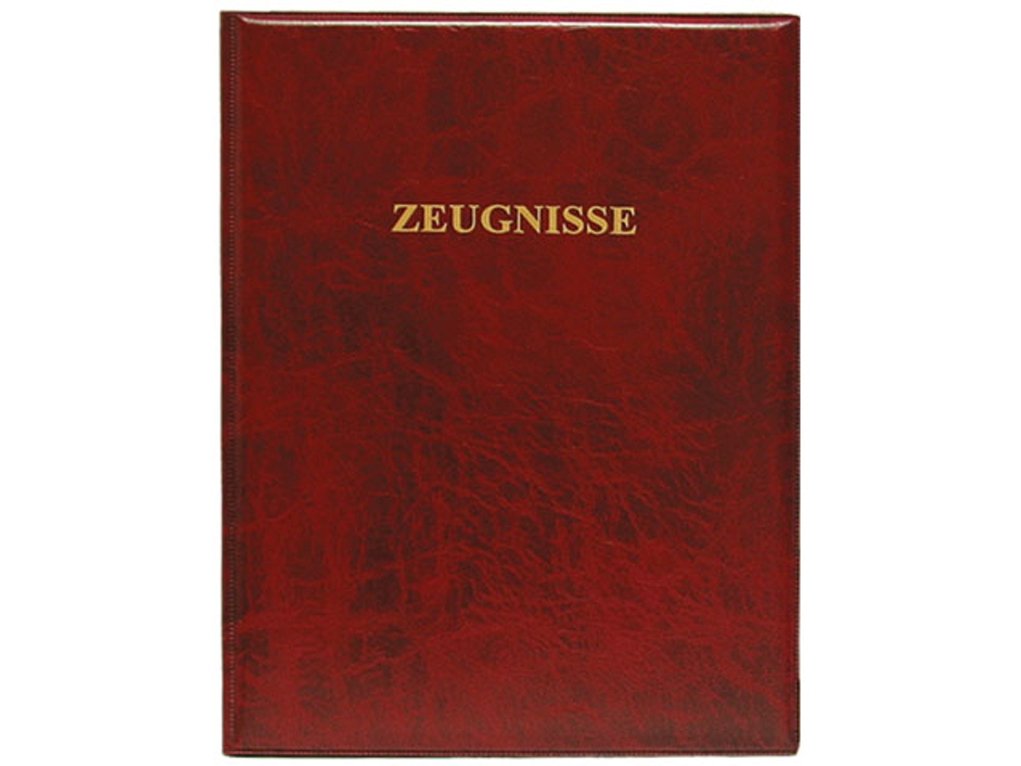 Carpeta con Certificado ROTH Plástico Din A4 Rojo Oscuro