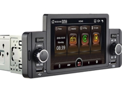 Autoestéreo 1 Din Con Pantalla Táctil Ips Multimedia De 5 Pulgadas, Reproductor Mp5 Y Botones Usb Duales.