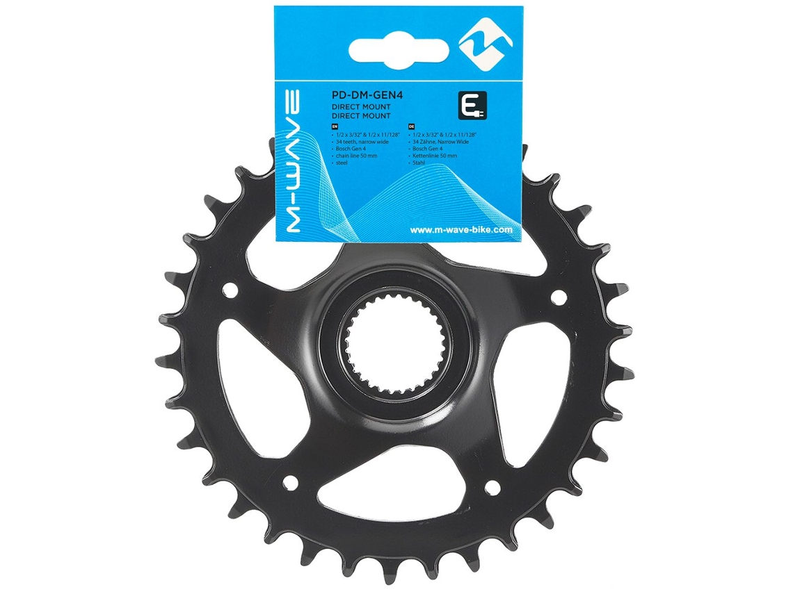 Anel de Corrente Pd-Dm E-Bike Gen4 Preto 34Tm-Wave
