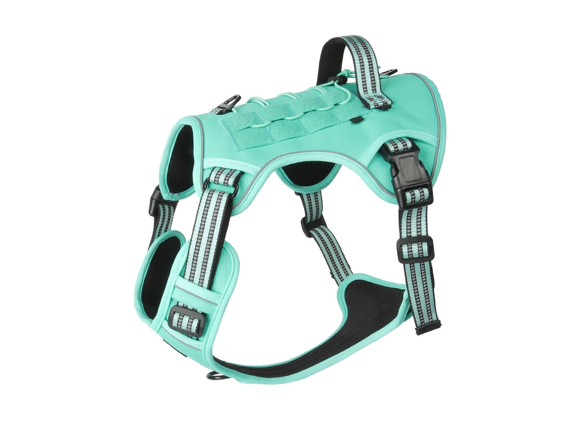 Arnés Táctico Para Perros Medianos Y Grandes (xl, Verde) Czhhmart