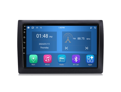 Autoradio 4GB RAM64GB ROM ROVERONE para Fiat Stilo 2002 - 2010 CarPlay Android Coche Radio Bluetooth Navegación