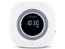 Radio de baño Bluetooth Medion FM con fijación por ventosa IPX6, color blanco