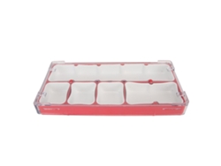 Caja De Almacenamiento De Piezas De Reloj Con 5 Compartimentos, De Acrílico Y Goma Para Reparación.