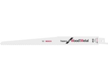 Hoja de Sierra Sable BOSCH S 1111 Df Pesado para Madera y Metal