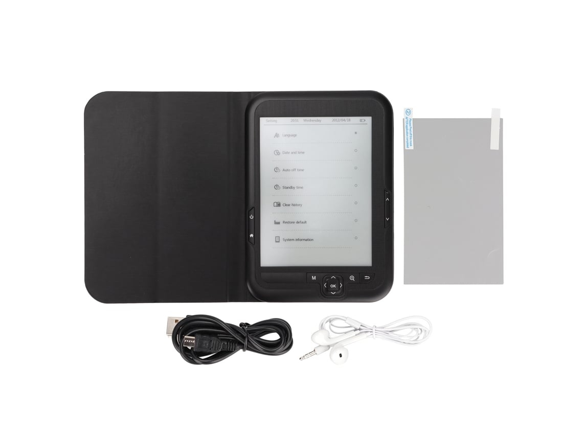 Lector Electrónico De 6 Pulgadas, Con Pantalla Alta Definición, 4 Gb Memoria Y Radio Fm., Hogar, Moderno, Uso Funcional