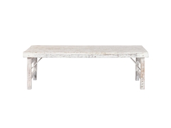 Mesa Centro Plegable Madera Reciclada Pl 147x73x47cm