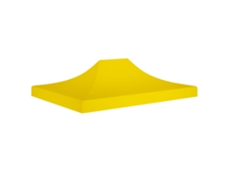 Techo De Carpa Para Celebraciones Amarillo 4x3 M 270 G/m²