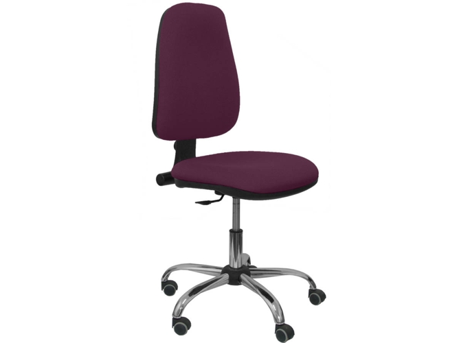 Silla de Escritorio Operativa PYC socovos Morado con ruedas antiarañazos (Sin Brazos - Tejido)