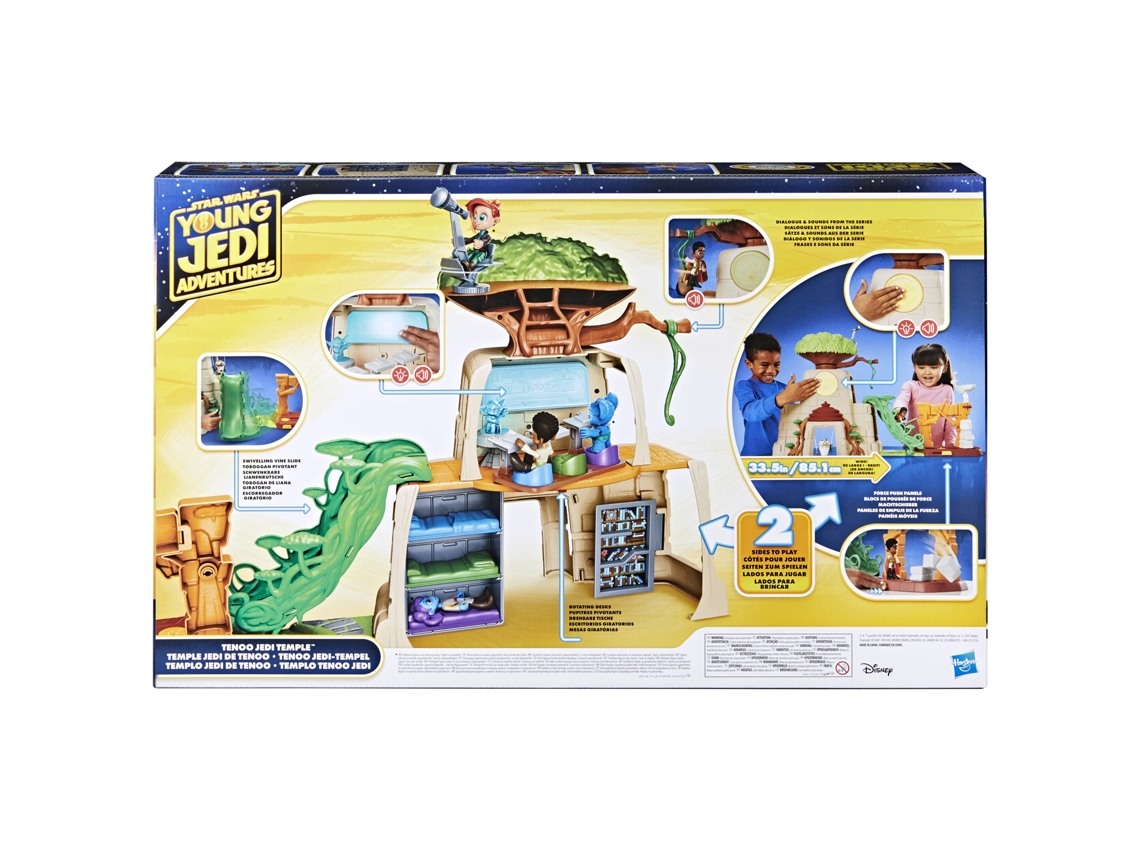 STAR WARS Set de juego Templo Jedi de Tenoo Figura STAR WARS 3 Años