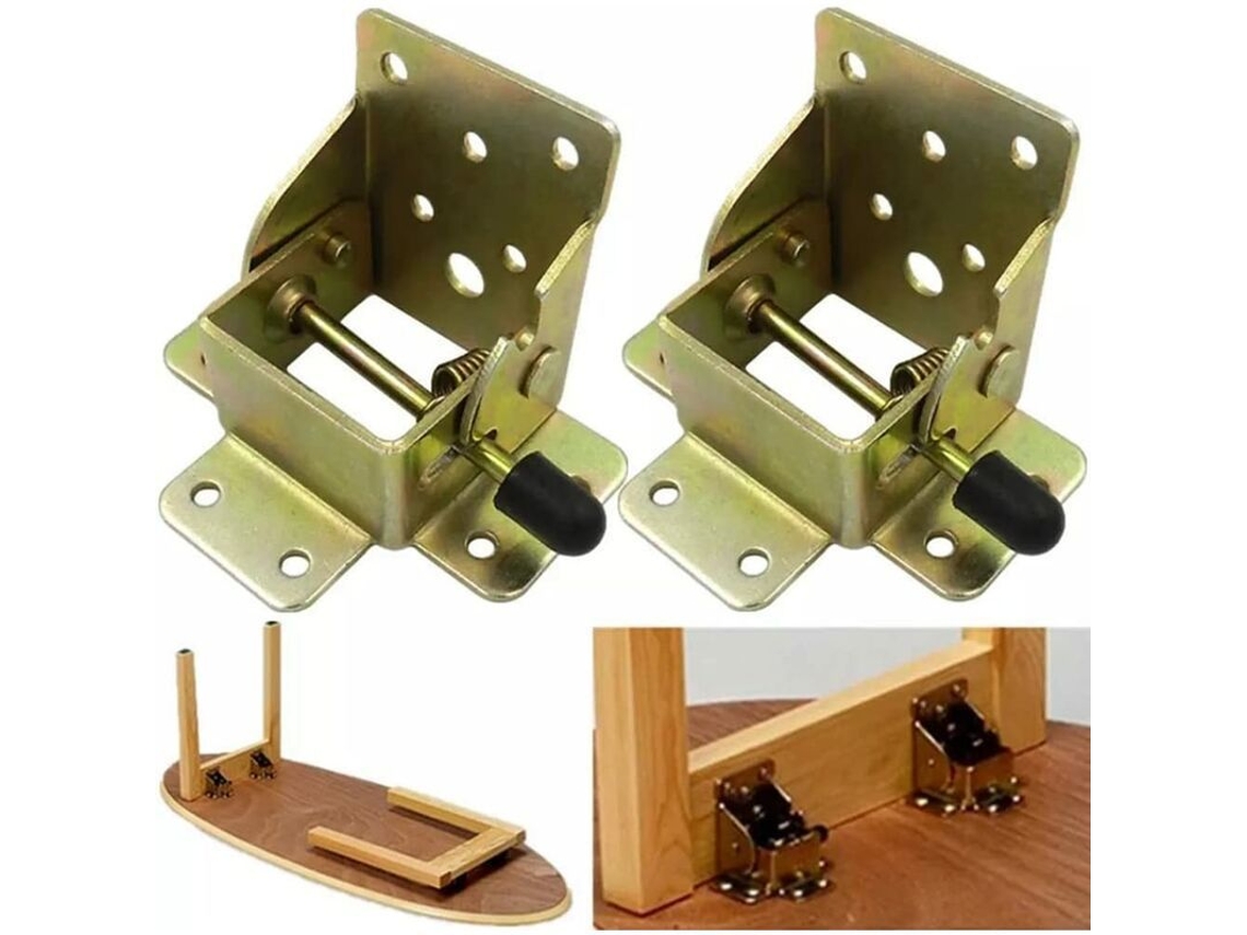 Soportes De Mesa Plegables De 90 Grados Con Autobloqueo, Extensibles Y Telescópicos Para Mesa, Cama Y Estantes Ocultos.