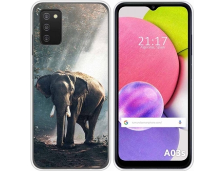Carcasa Samsung Galaxy A03s TUMUNDOSMARTPHONE Elefante Multicolor