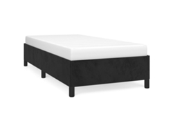 Maison Exclusive - Estructura De Cama Sin Colchón Terciopelo Negro 80x200 Cm