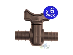 Llave de Paso Goteo 10Mm Marron Pack 6 SUINGA