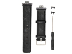 Pulseira De Couro Para Huawei Watch Fit Pulseira Substituta De Relógio Inteligente Pulseira De Couro Preta