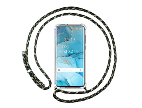 Carcasa Oppo Find X2 Neo TUMUNDOSMARTPHONE Colgante Verde