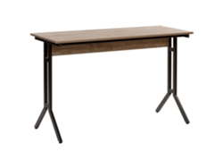 Escritorio BELIANI Creek de MDF Madera oscura 120x48x76