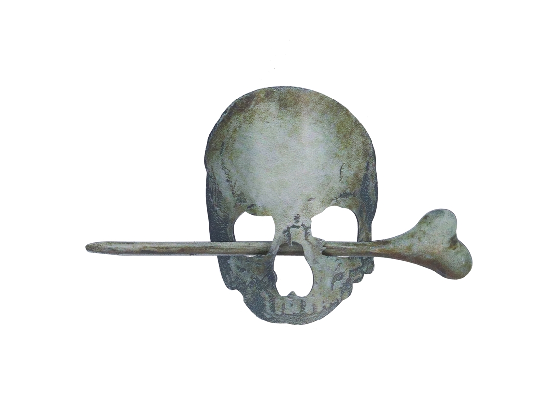 Pinza De Pelo De Halloween Pequeña Exquisita Reutilizable Realista Para Fiesta Bar Hogar Calavera