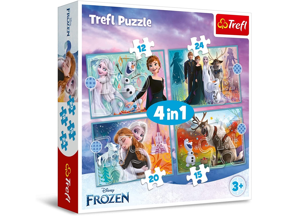 Puzzle FROZEN  frozen 4 em 1