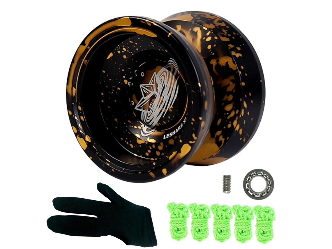 Yo-yo De Aleación De Aluminio Con Cuerdas Adicionales - Ideal Para Principiantes Y Niños