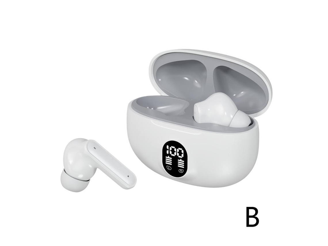 Auriculares Inalámbricos Nivel Alta Fidelidad Sonido Envolvente Tridimensional Pantalla YIZHOOD Bluetooth Blanco
