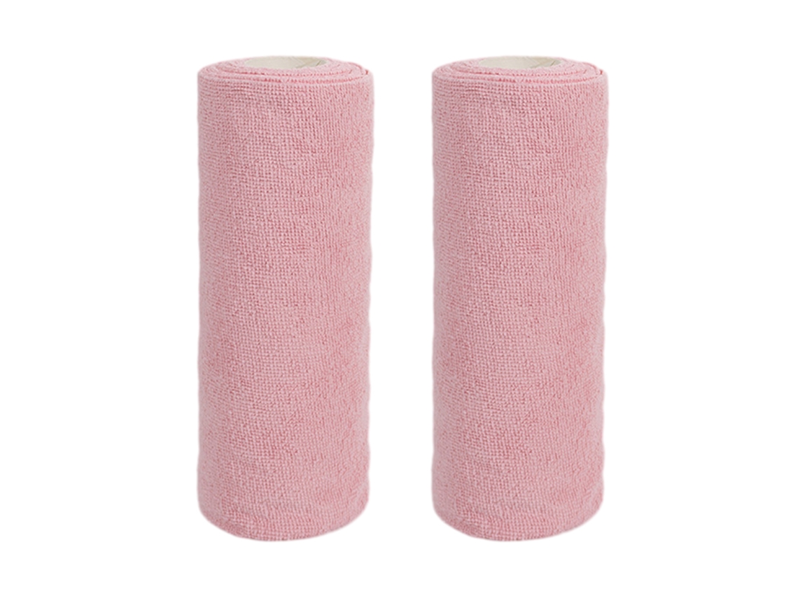 MEOIRUERY Rollo de Paños de Limpieza de Microfibra - 40 Unidades, Paños Desgarrables, Reutilizables y Lavables, para Limpieza de Cocina
