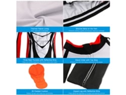 Conjunto De Ropa Para Ciclismo Hombres Invierno Polar Impermeable Chaqueta Con Pantalones Acolchados 3d Manga Larga