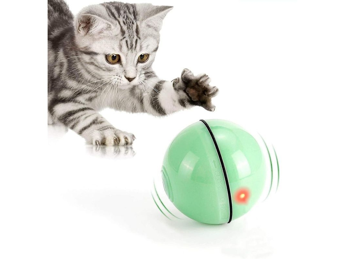 2026-juguete Interactivo Para Gatos Con Luz Led, Pelota Autogiratoria 360 Grados, Cargable Por Usb