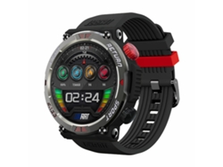 Reloj Inteligente Lokmat Zeus 5 Pro, Monitor De Salud Y Actividad, Bluetooth, Ip68, Negro, Para Android E Ios