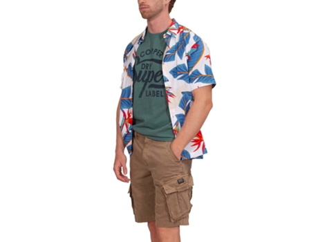 Camiseta de Hombre SUPERDRY Verde (3XL)
