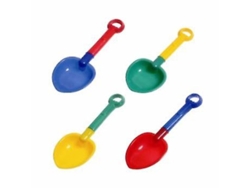 Pala De Arena De Plástico Multicolor Para Niños, Para La Playa Y La Arena, 4 Unidades, Azul, Amarillo/verde, Rojo