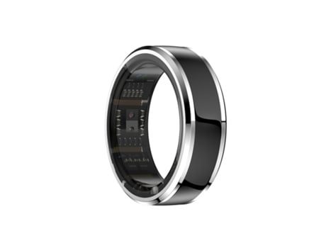 Smart Ring Bluetooth CHRONUS M1, múltiples funciones de salud, resistente al agua hasta 5 ATM (negro, 11#-20,8 mm)