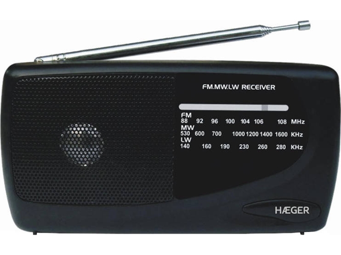 Radio Portátil HAEGER Handy (FM/MW/LW - Pilas)