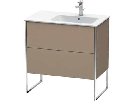 DURAVIT XSquare Vanity unit vertical 81.0 x 47.8 cm, 2 cajones, para lavabo ME de Starck 234683, bol a la derecha