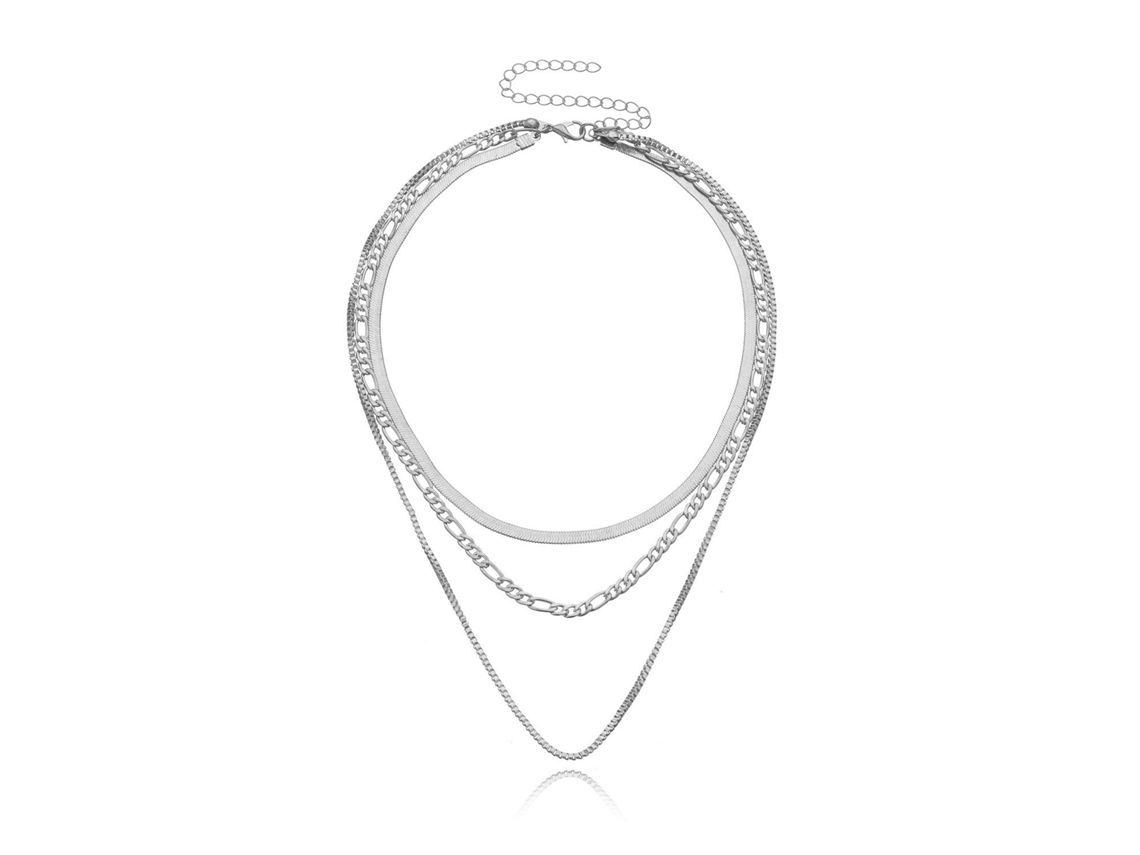 Collar Multicapa Ligero Para Mujer, Aleación Duradera, Estilo Elegante Para El Día A Día Y Fiestas Zw1579