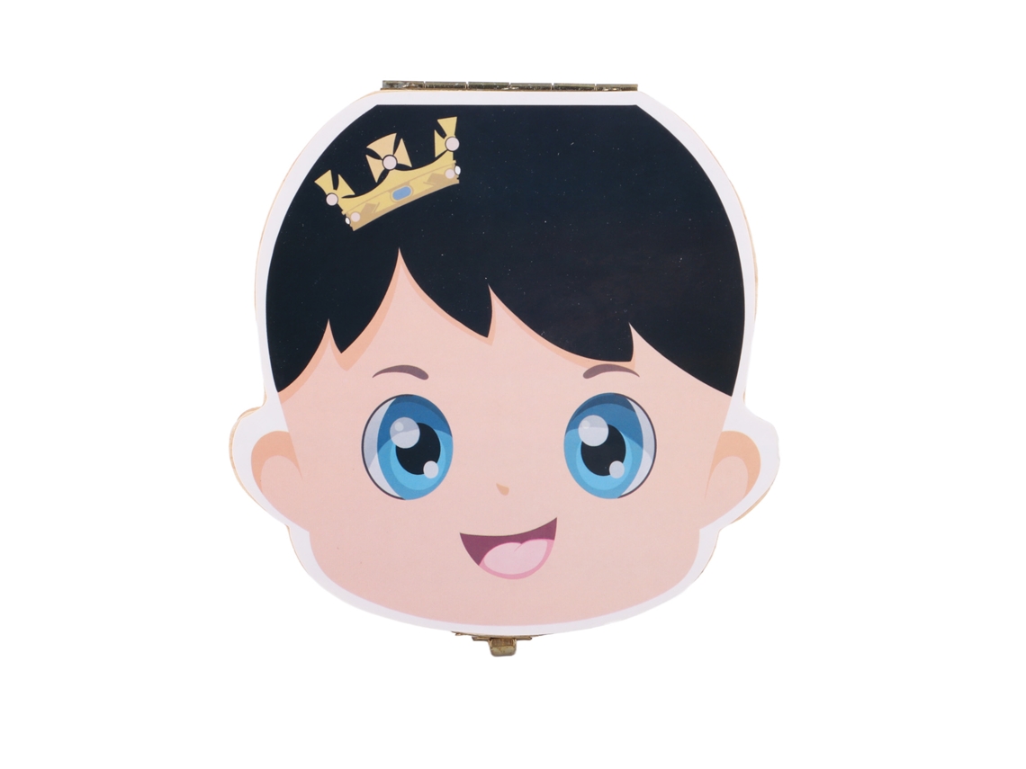 Caja Para Dientes De Leche En Un Soporte Conmemorativo De Madera Con Diseño Para Regalo De Niño Y Niña.