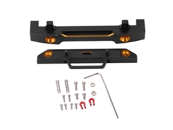 Parachoques Delanteros Y Traseros De Aleación De Aluminio Para Coche Rc Axial Scx24 1/24. Piezas De Mejora Estables.