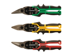 DEWALT DWHT14676-0 Set de 3 tijeras corta chapas ergo. Corte recto, izquierdo y derecho