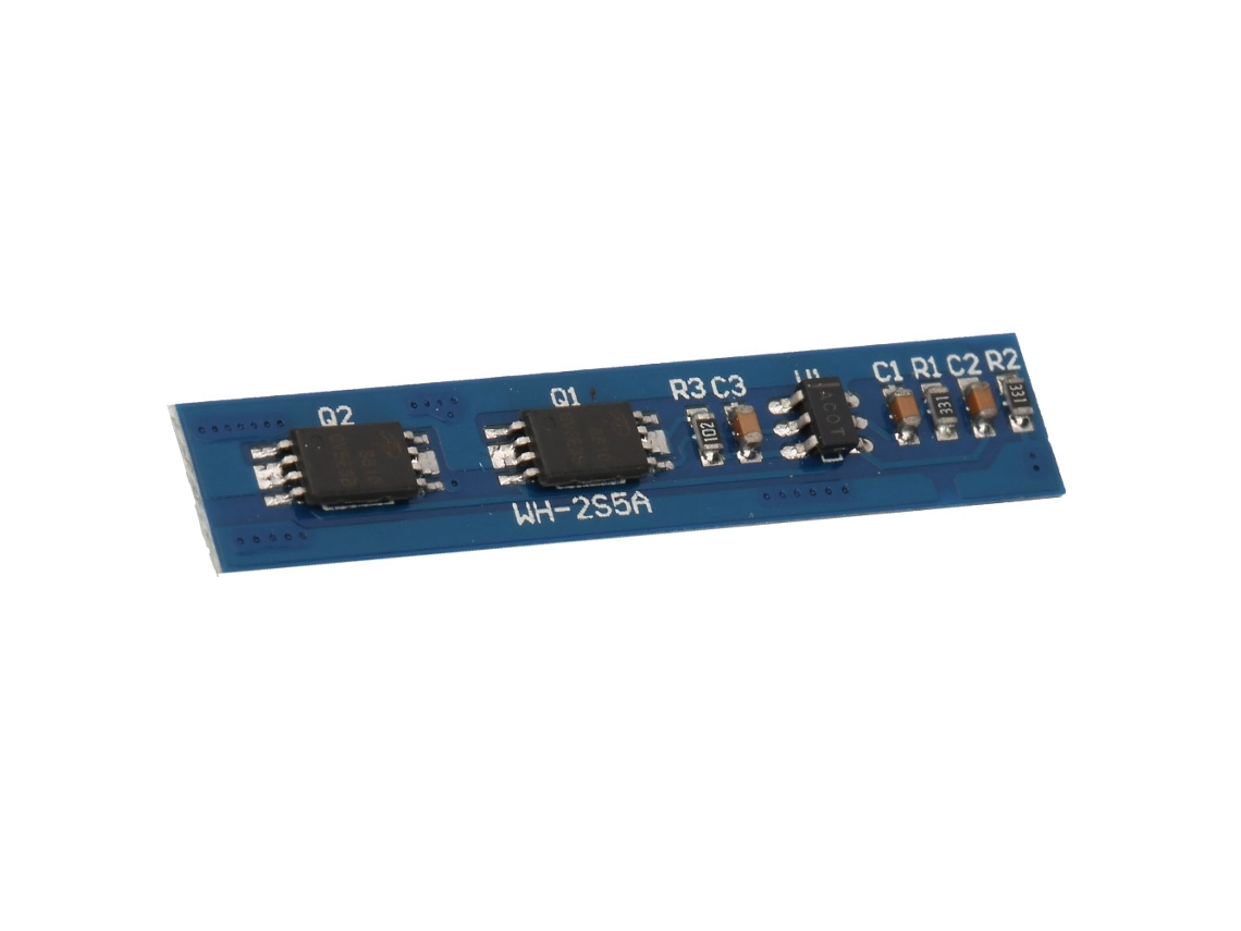 Placa de protección para batería de litio 2026-as-2s 5a para carga y descarga de baterías de polímero de 7,2 V, 7,4 V y 8,4 V BMS
