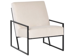 Sillón BELIANI Delary de Terciopelo Beige 69x83x83