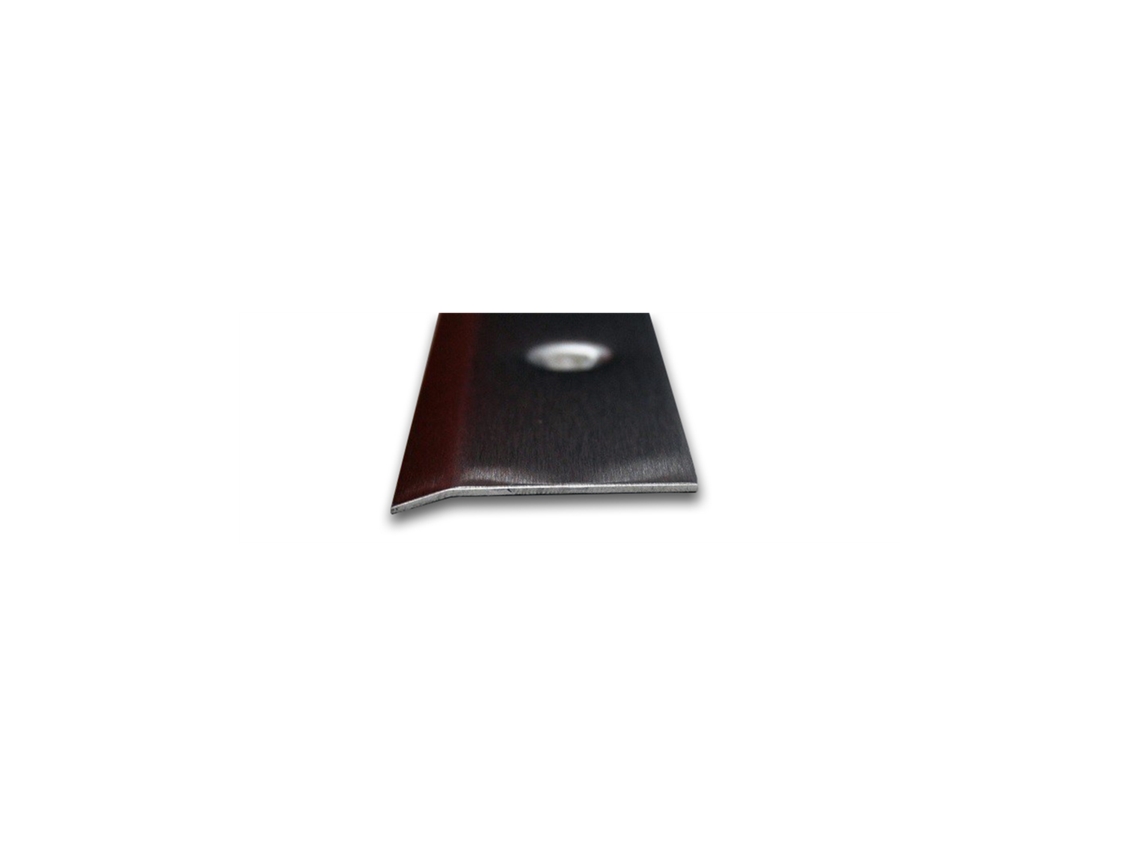 Pack 10 Unidades.transicion Aluminio Una Ala - 40mm 40mm Anch. 3mm Alt. 0,83m Larg. Taladrado
