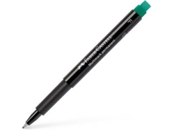 Marcador FABER-CASTELL Fino (Verde - 0.7 mm)